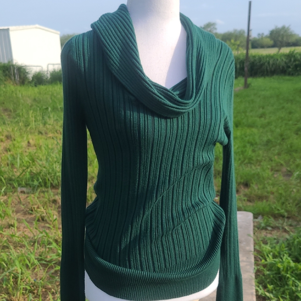 Bundle of Two Ribbed Cowl Neck Sweater